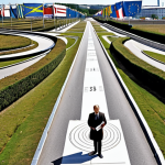**Prompt 1: Navigating the International Labyrinth of Road Traffic Expertise**
    A determined Swedish road traffic specialist stands at the entrance of a complex, winding labyrinth made of legal documents, international flags, and bureaucratic seals. On one side, the path within the EU/EES area appears clearer but still has subtle twists, while the non-EU paths are dense, overgrown with unexpected obstacles like "re-evaluation" signs and "additional training" demands. The specialist holds a Swedish passport and a set of professional certificates, looking towards the challenge with a blend of frustration and resolve. The background hints at diverse global cityscapes. *Style: Detailed, slightly abstract, symbolic, with a professional yet slightly overwhelmed individual.*