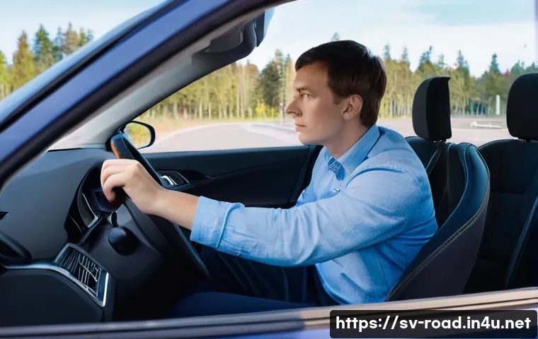 도로교통사 실습 장소 선택 가이드 - **Prompt:** A focused young adult, approximately 18-20 years old, with short, neat hair and dressed ...